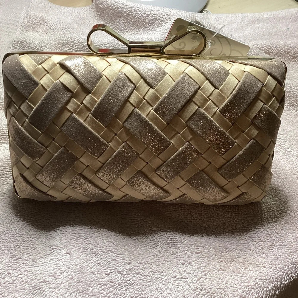 Lulu Townsend evening bag “Fairfax Gold Grand”